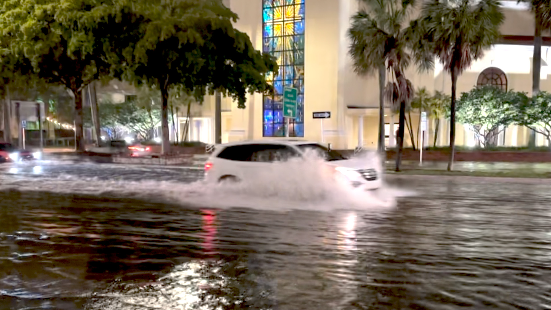 Historic Flooding In Fort Lauderdale Broward Street
