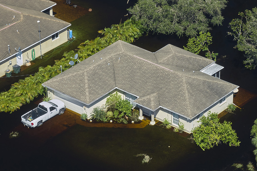 Home flooded in Florida.